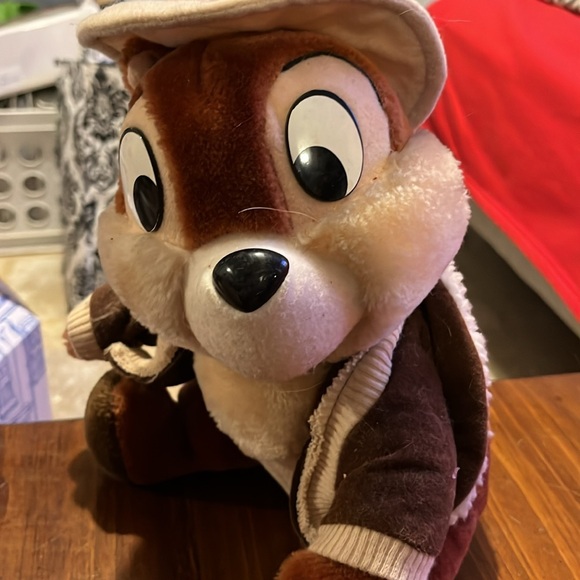 Vintage Disney Parks Chip n Dale Rescue Rangers. Chip 7” plush stuffed animal - Picture 2 of 5